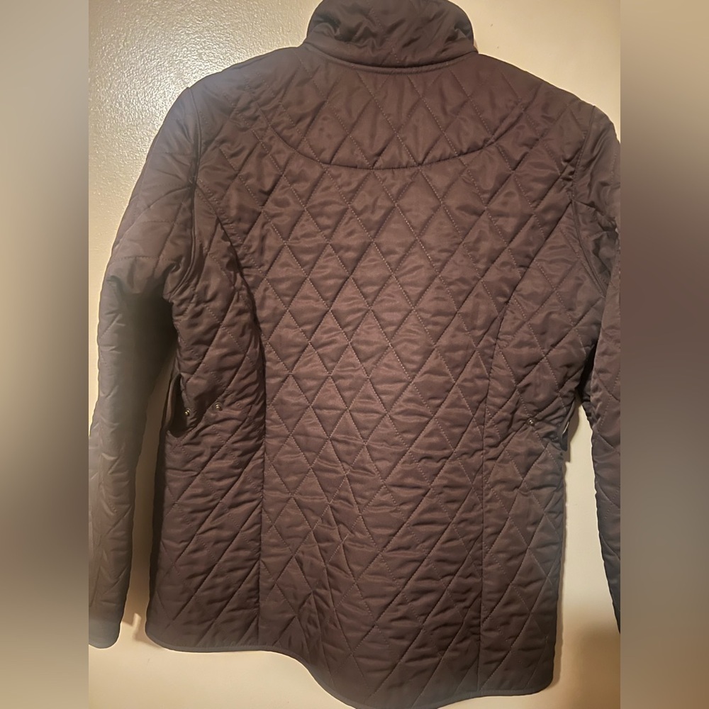 Burberry Quilted barn jacket coat brown ssense revolve Anthropologie button zip - Picture 11 of 13